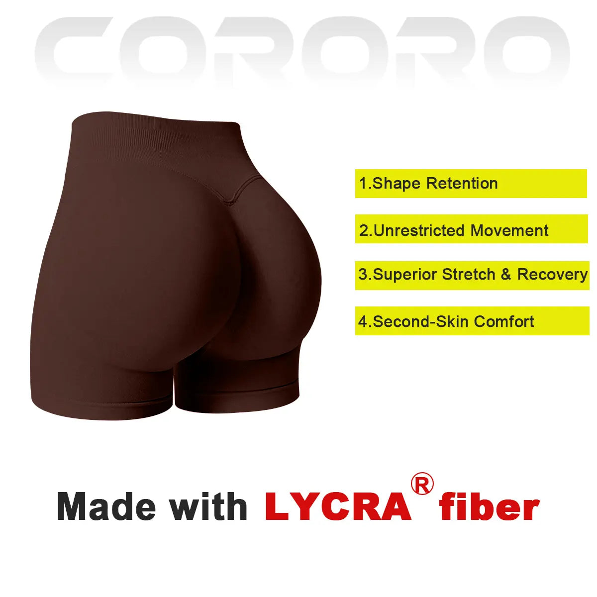 Lycra Women Workout Impact Shorts Scrunch Butt Lifting Gym Seamless Booty Biker Shorts Butt-Lifting Fitness Peach Shorts, Fitness Wear, Summer Sports Yoga Pants High-Elasticity Sports Training Tight Three-Quarter Deep Squat Pants