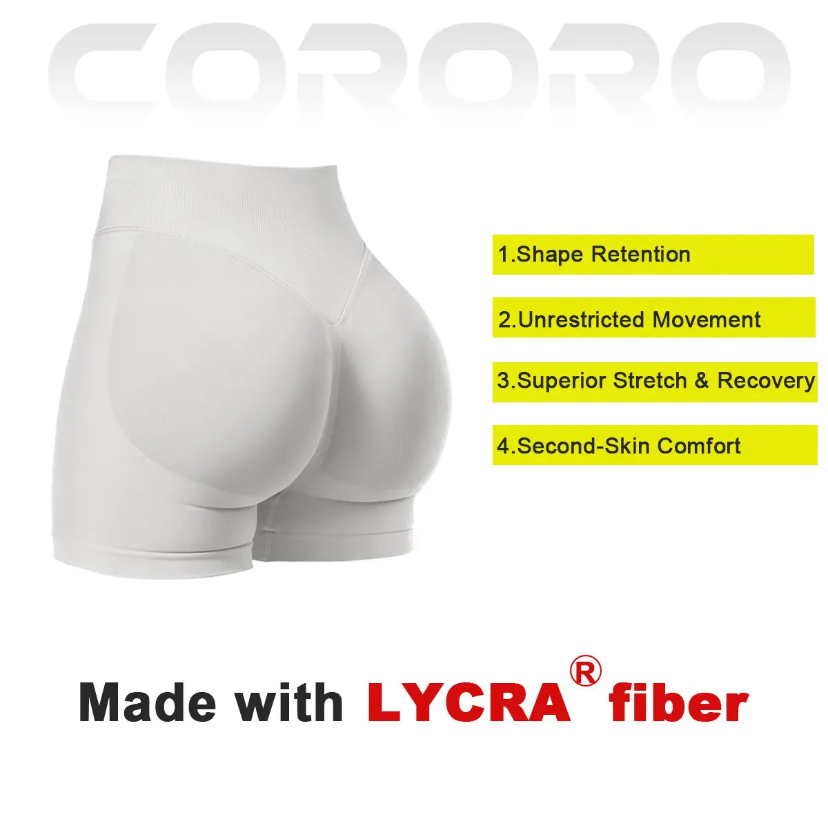 Lycra Women Workout Impact Shorts Scrunch Butt Lifting Gym Seamless Booty Biker Shorts Butt-Lifting Fitness Peach Shorts, Fitness Wear, Summer Sports Yoga Pants High-Elasticity Sports Training Tight Three-Quarter Deep Squat Pants